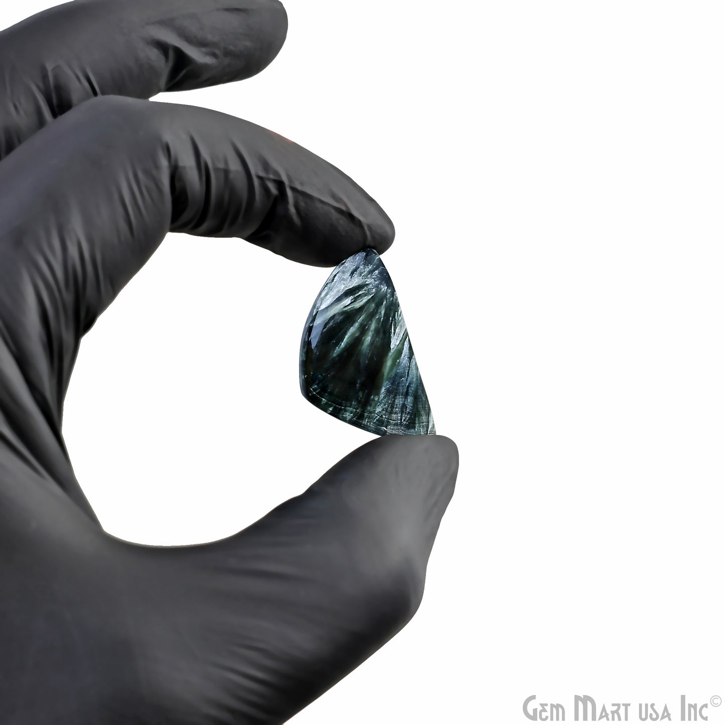 Natural Seraphinite Cab Striped Cabochon Gemstones