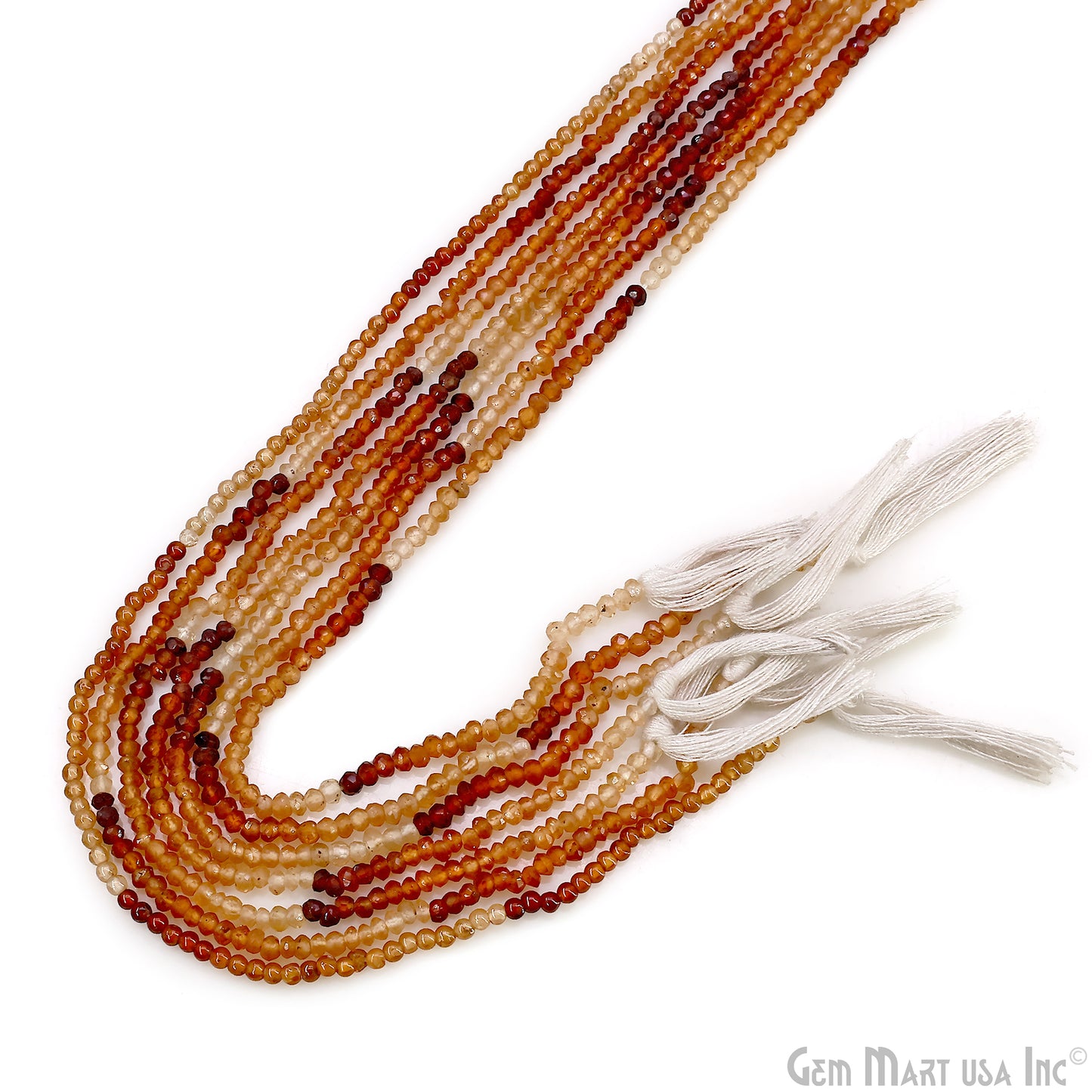 Copper Rutile Faceted Round Drilled Beads 2mm Waist Beads, Rondelle Bead Strand 13 Inch