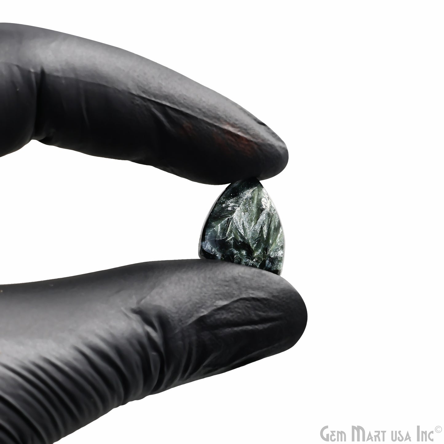 Natural Seraphinite Cab Striped Cabochon Gemstones