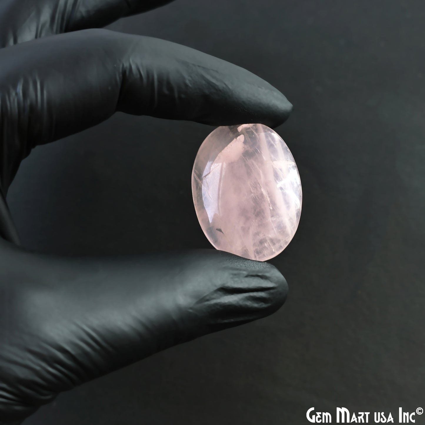 Natural Rose Quartz Cab Striped Cabochon Gemstones