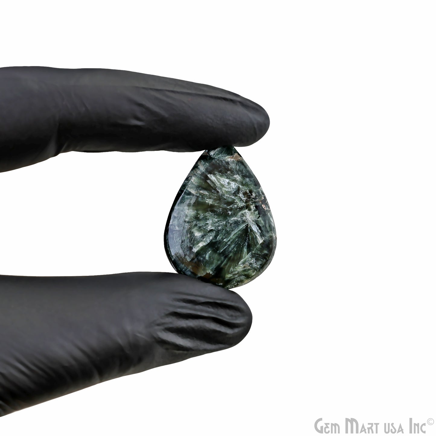 Natural Seraphinite Cab Striped Cabochon Gemstones