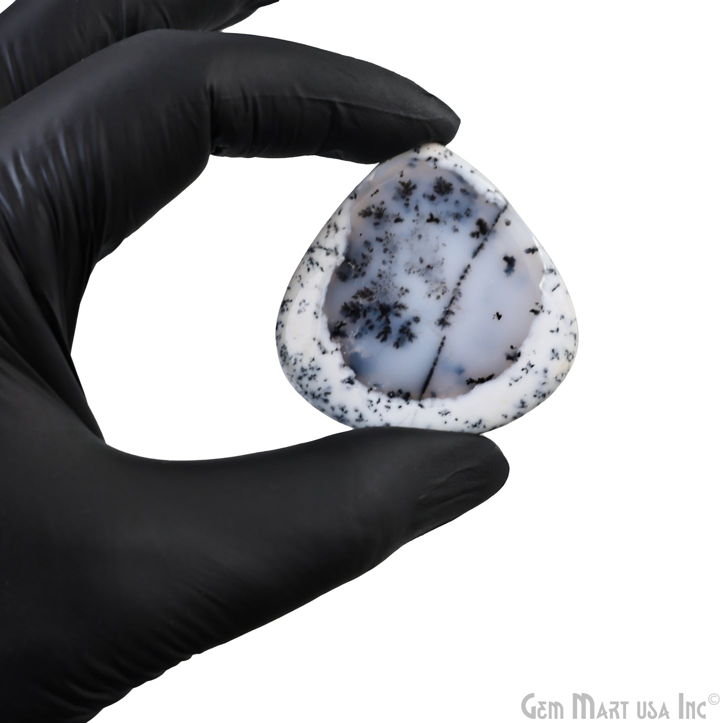 Natural Dendrite Opal Cab Striped Cabochon Gemstones