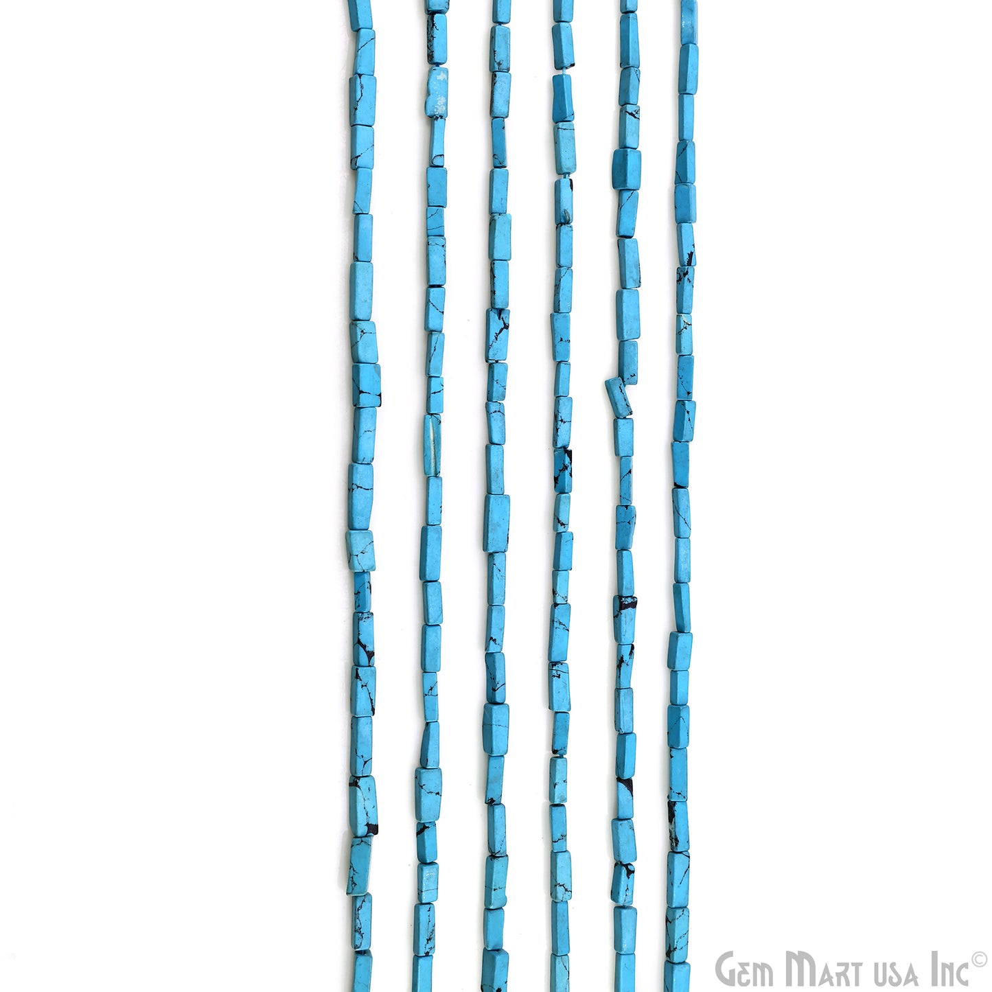 Turquoise Tumble Beads Free Form Drilled Beads 7-9X2-3mm Waist Beads, Rondelle Bead Strand 13 Inch