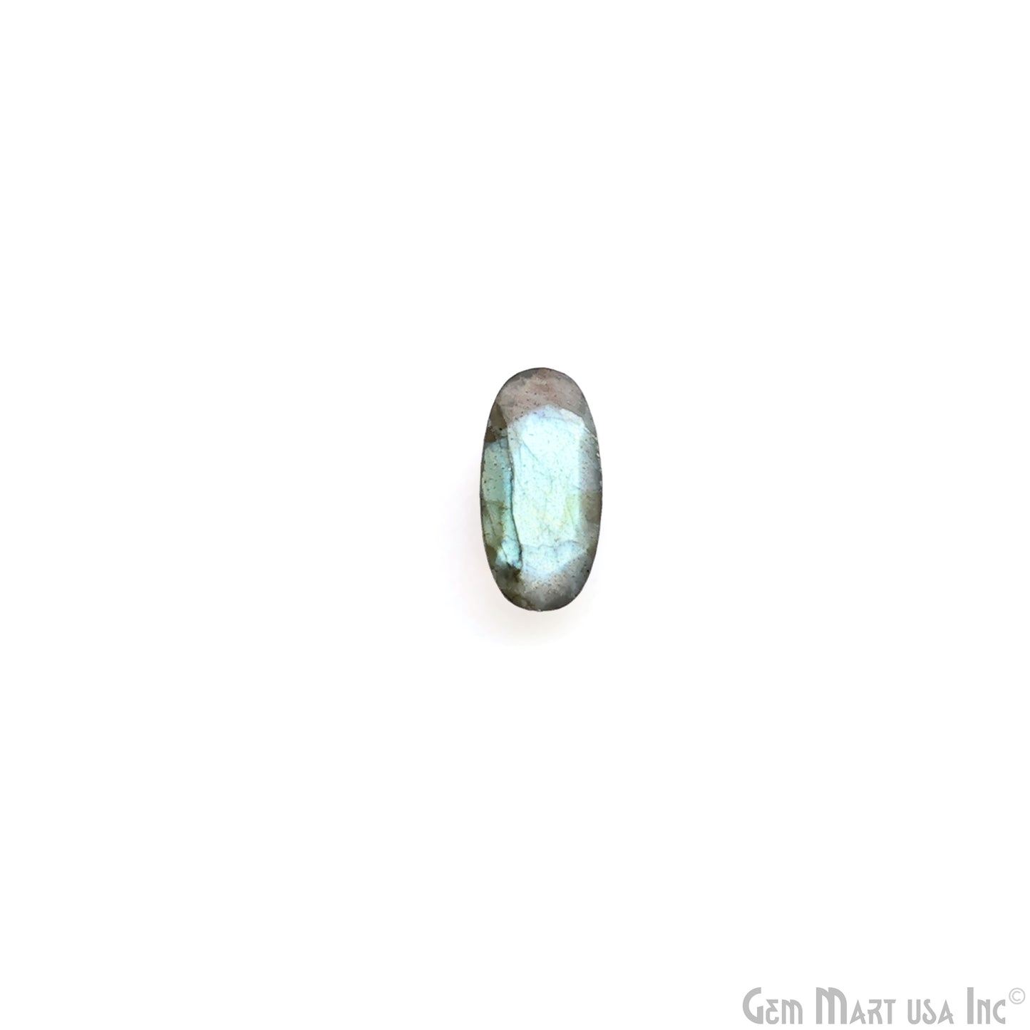 Labradorite Wholesale Gemstones, 100% Natural Semi-Precious Gems, Blue Flash Faceted Loose Gems, 12x6mm, Oval, 4PC Lot