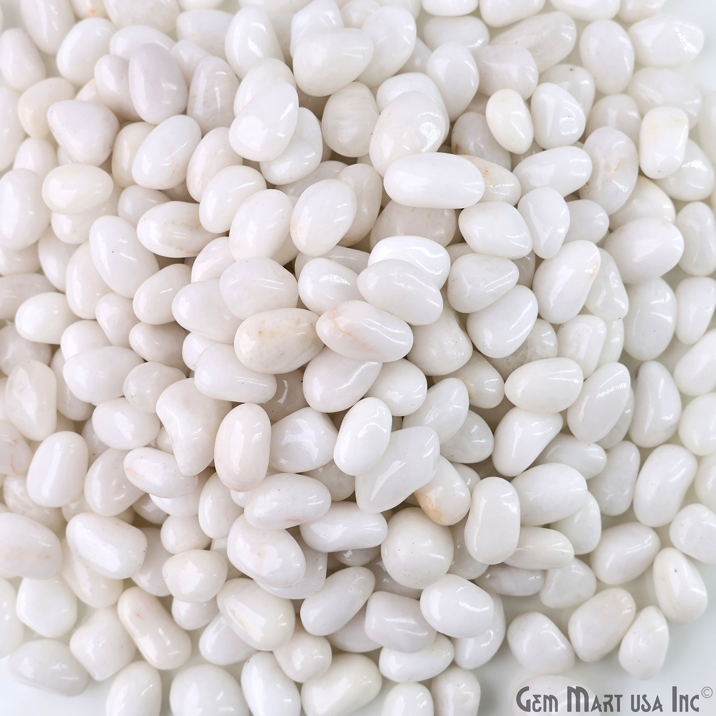 White Agate Tumbled Stone Kit Wholesale Bulk Lot of Natural Gemstone for Reiki & Chakra Healing Mix Assorted Tumbled Stone