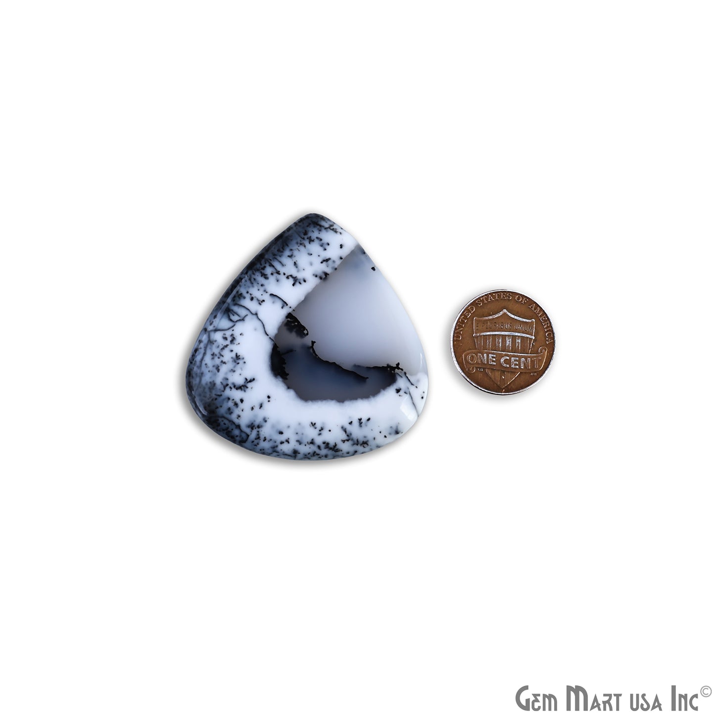 Natural Dendrite Opal Cab Striped Cabochon Gemstones