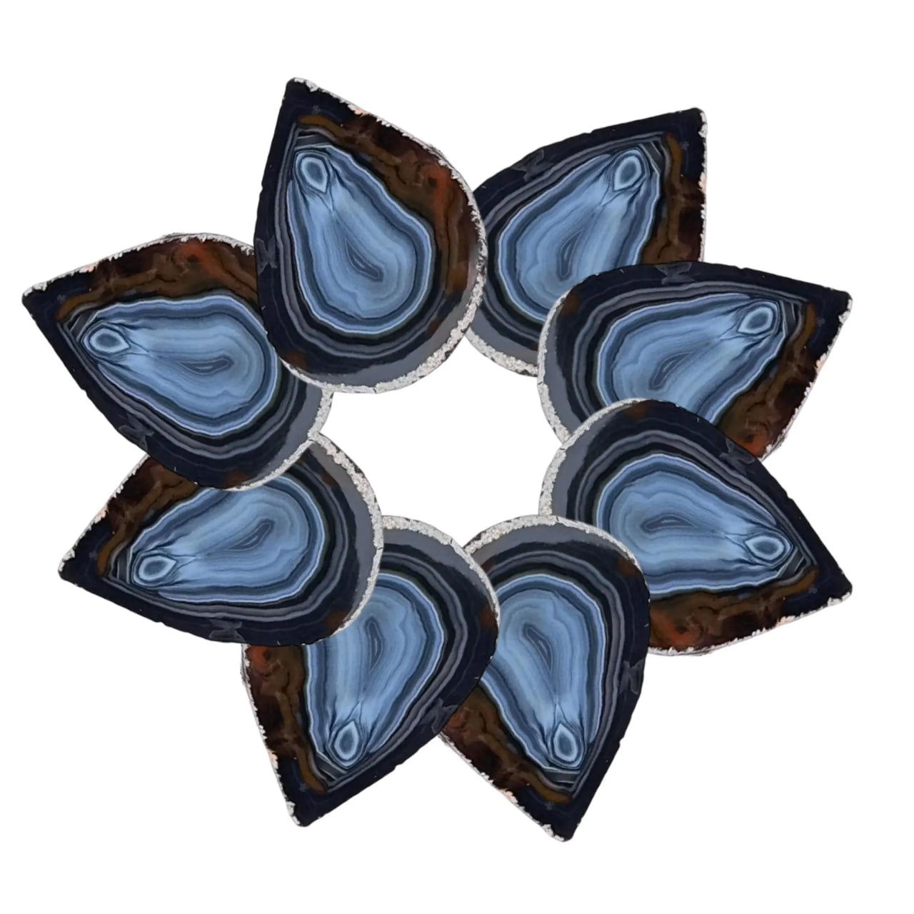 Natural Agate Slice, Natural Geode Slice, Boho Crystal Slice , 2.5-4 Inch Long