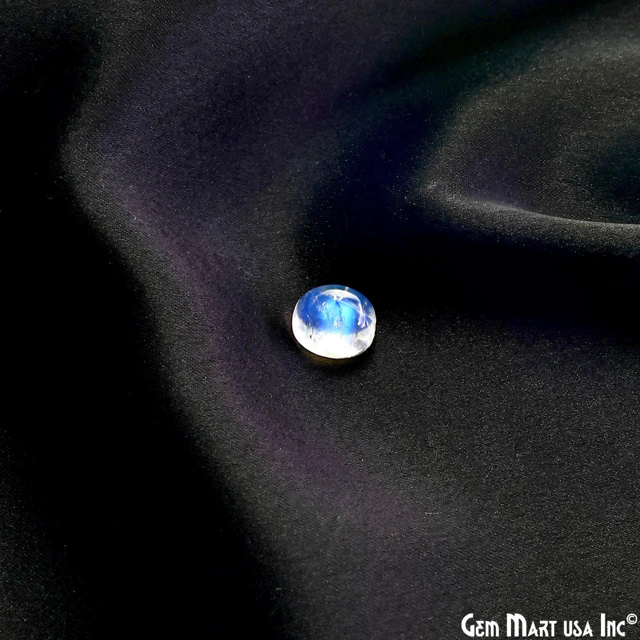 Natural Rainbow Moonstone Oval Cabochon, 11x9mm, AA Quality Blue Fire, 100% Cabochon Loose Stone, Wholesale Gemstones-10 Carat