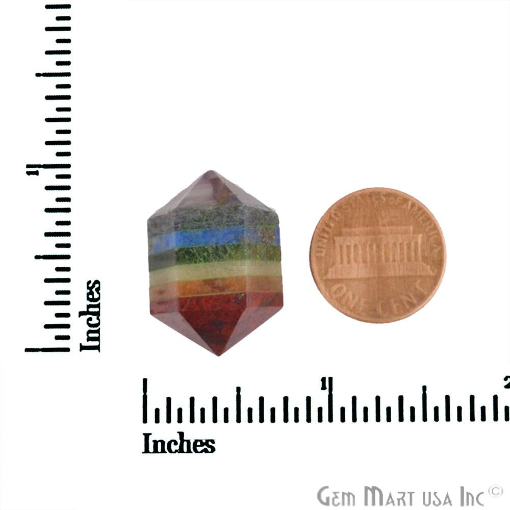 Double Terminated Chakra Healing Hexagonal Stone Points for Energy Balancing, Meditation, and Home Decor