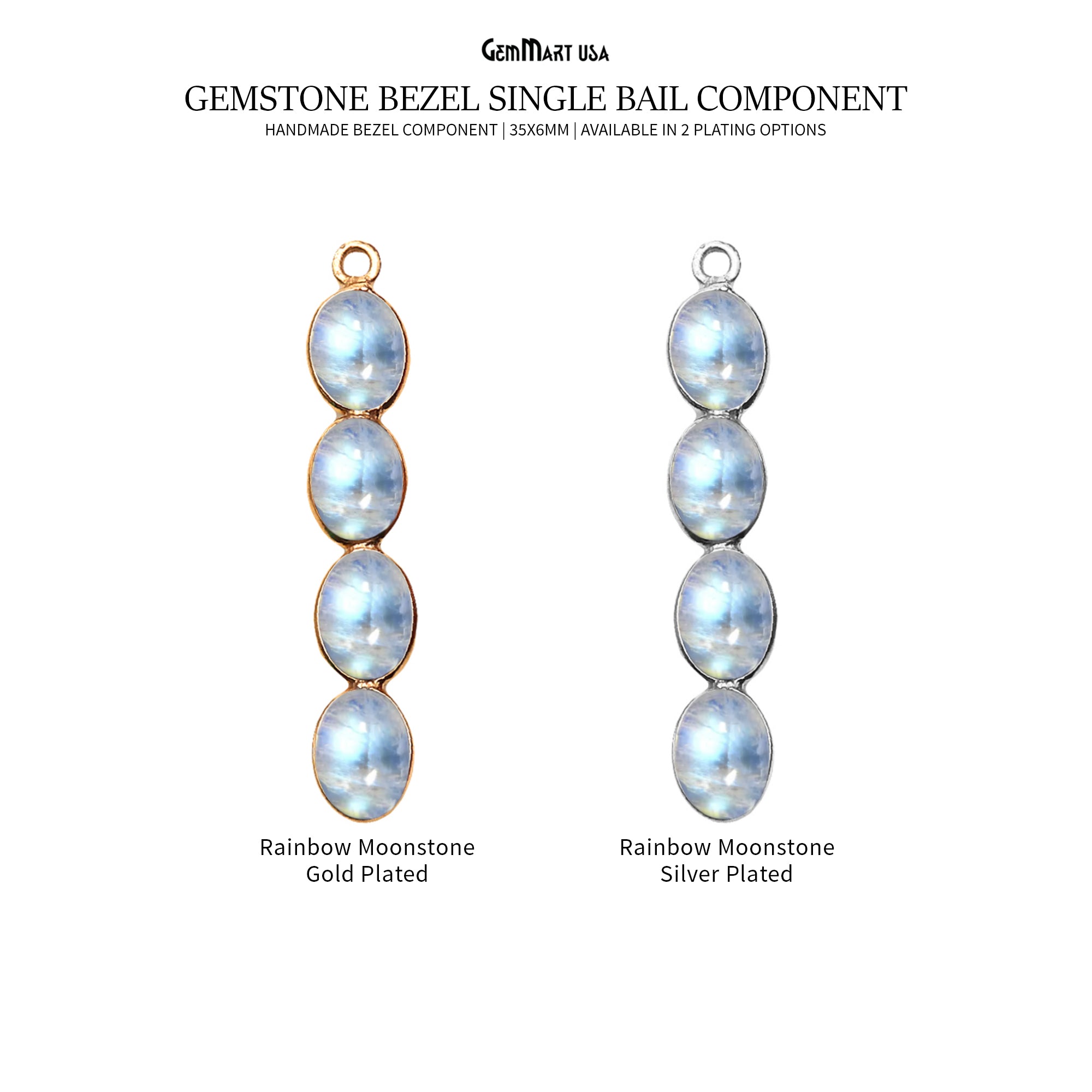 Rainbow Bezel Gemstone Dangle Earrings