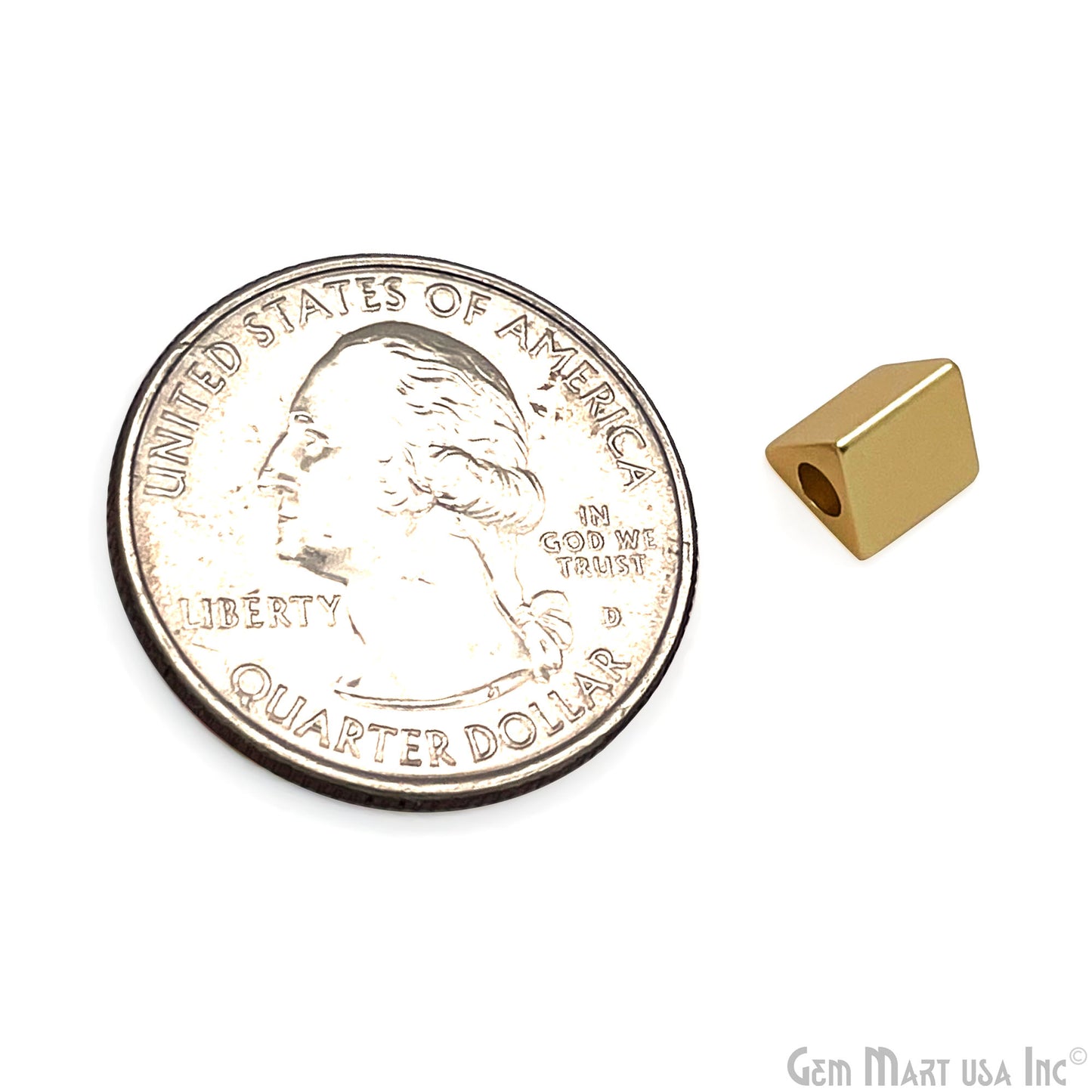 Gold Plated Triangle Spacer Beads 30mm Triangular Spacer Beads