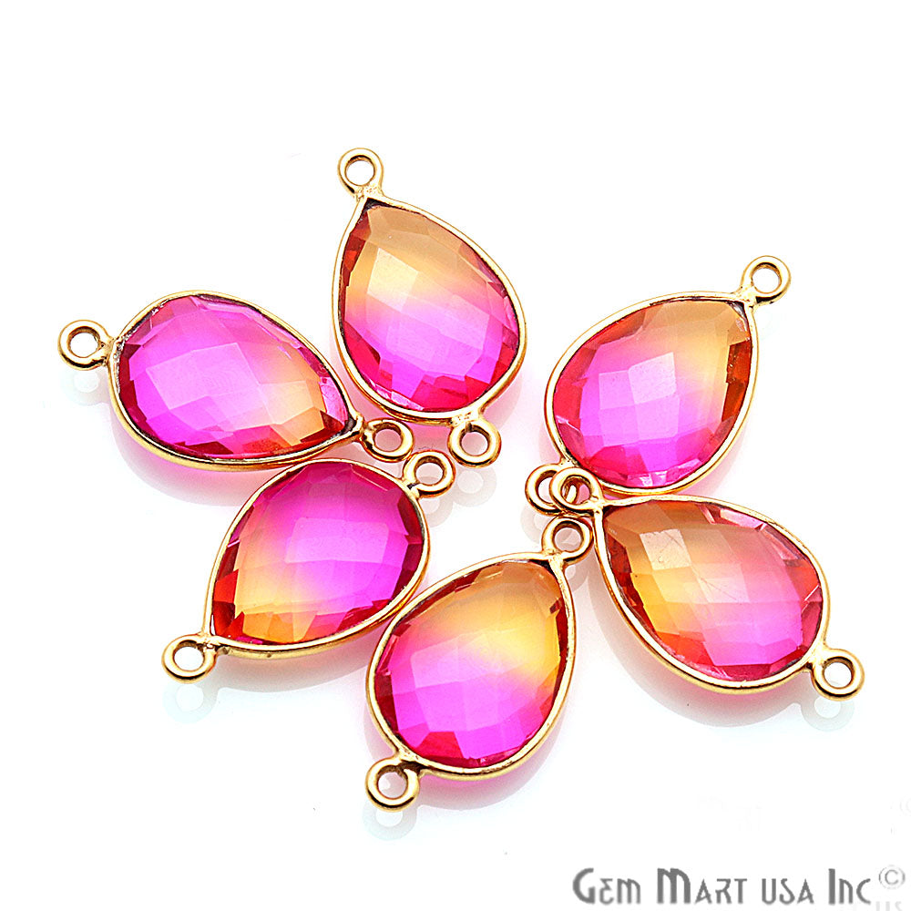 gemstone connector beads, gemstone connector pendant