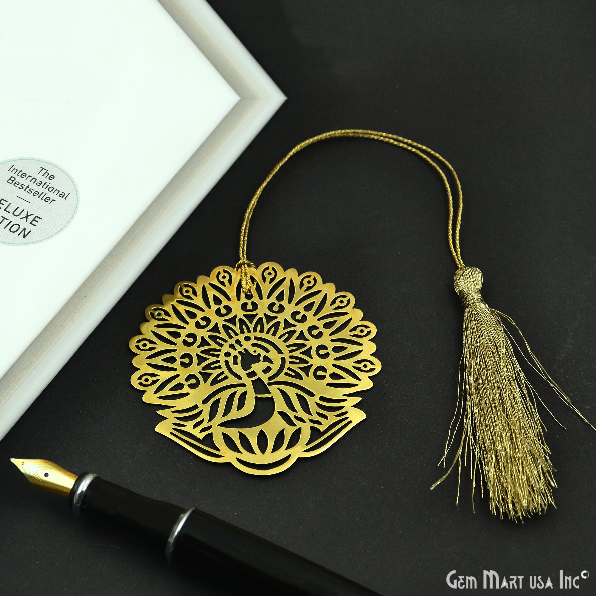Metal Peacock Bookmark With Tassel. Gold Bookmark, Reader Gift, Handma –  GemMartUSA
