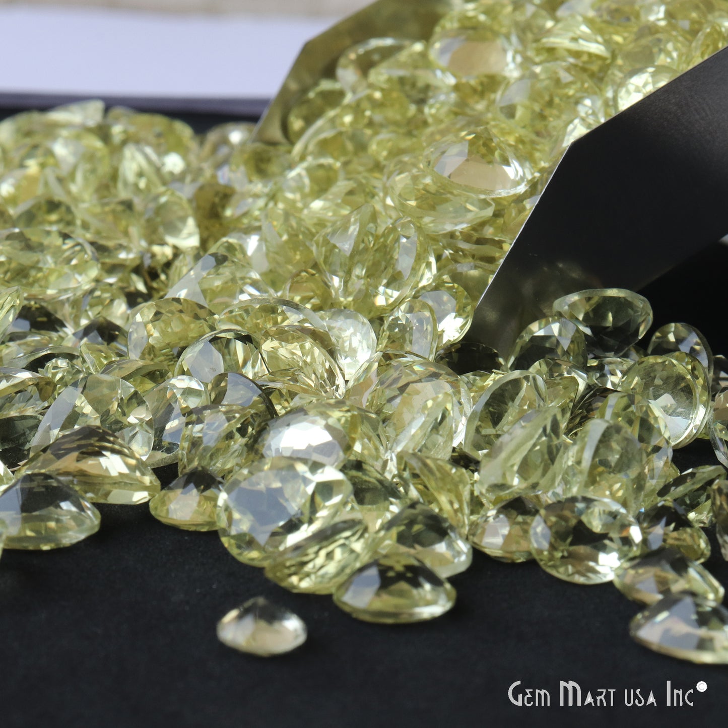 Lemon Topaz Wholesale Gemstones, 100% Natural Semi-Precious Gems, Yellow Faceted Loose Gems, 6-8mm, Oval, Pear and Round, 100 Carats