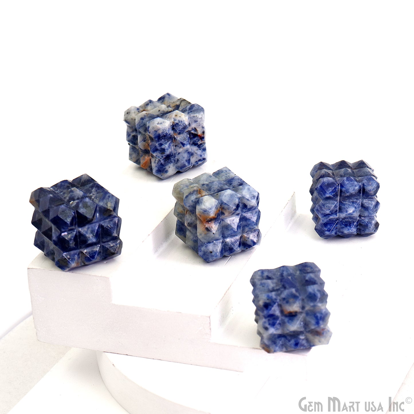 Square 23mm Scared Geometric Metaphysical Healing Gemstone