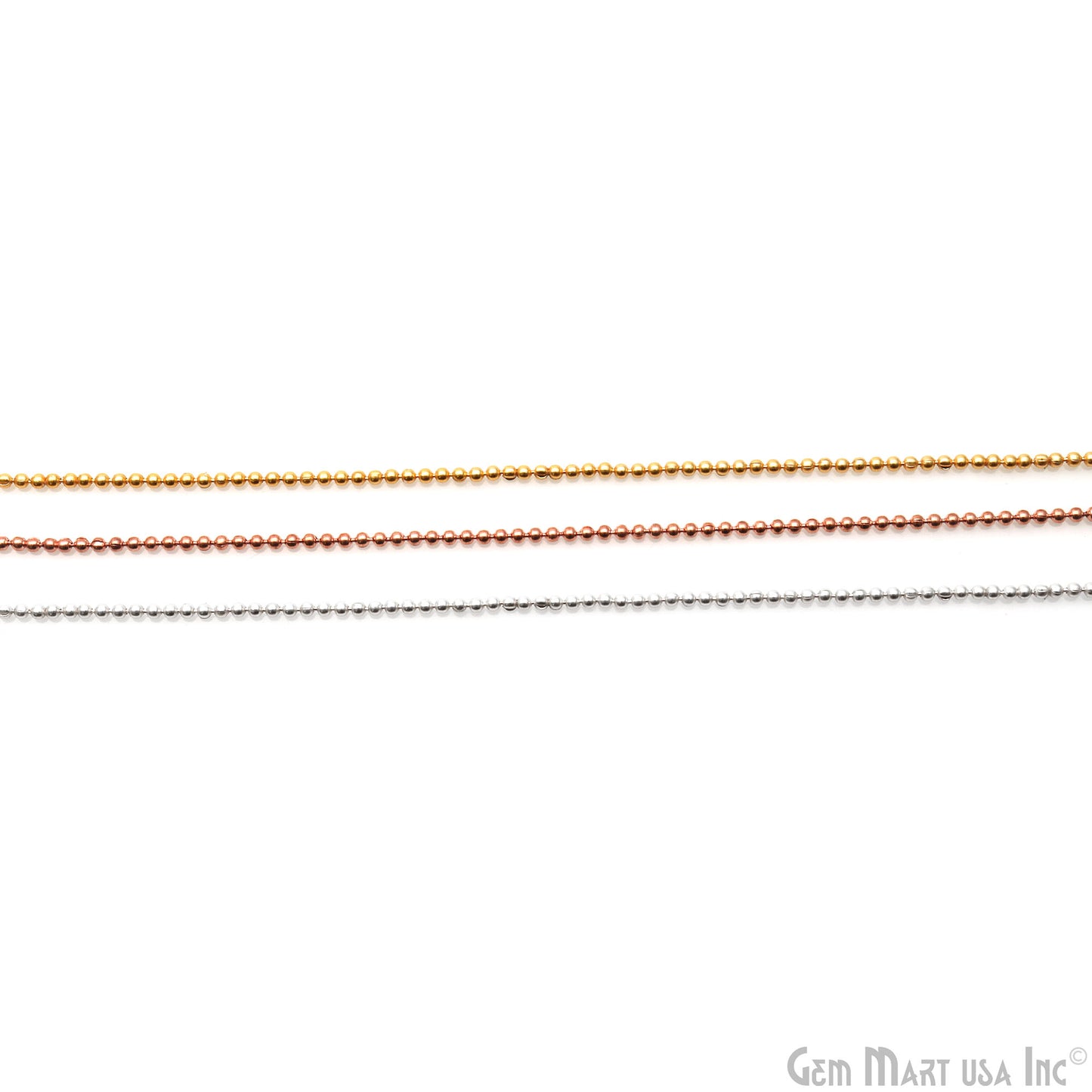 Ball Bead Finding Chain 1mm Beads Chain For Jewelry Making Minimal Finding Chain