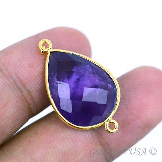 gemstone connector beads, gemstone connector pendant