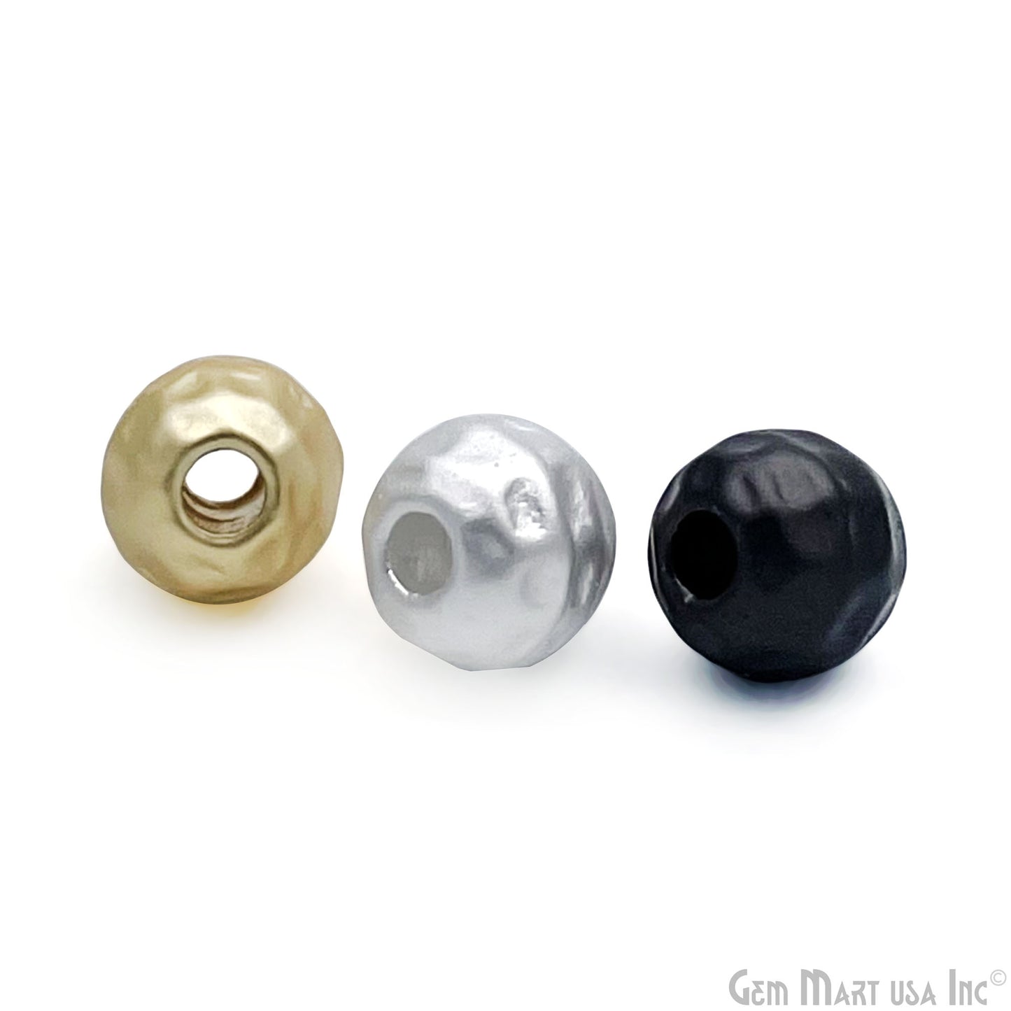 Round Ball Spacer Metal 8mm Ball Charm Pendant
