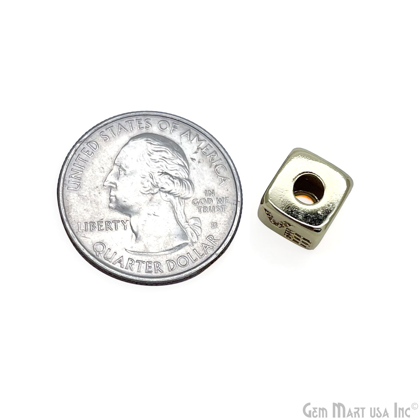 Square Dice CZ Micro Pave Love/Fun/Infinity Dice Spacer Beads Cubic Zircon Cube Spacer Beads