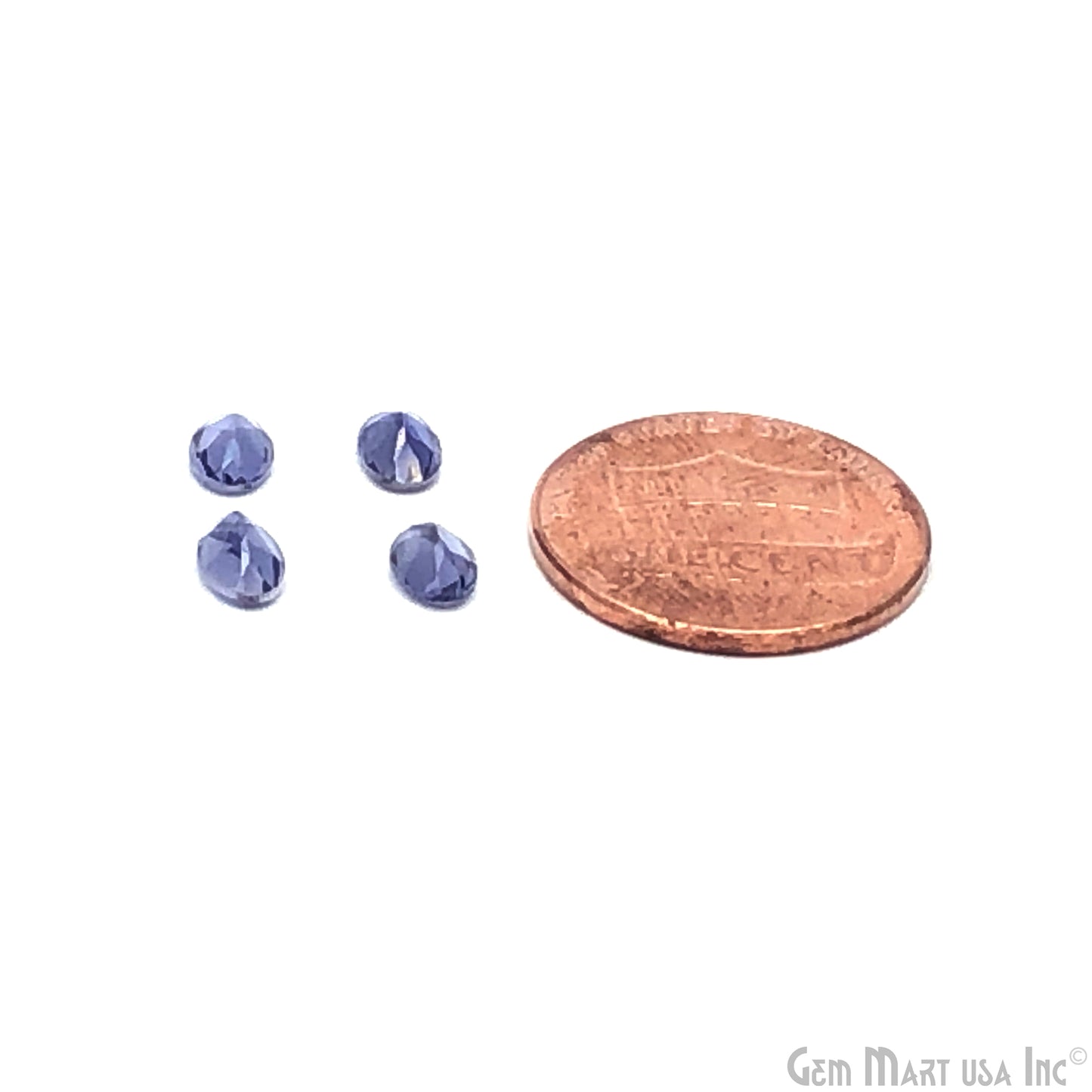 Iolite Wholesale Gemstones, 100% Natural Semi-Precious Gems, Blue Faceted Loose Gems, 6x4mm, Oval, 5 Carats