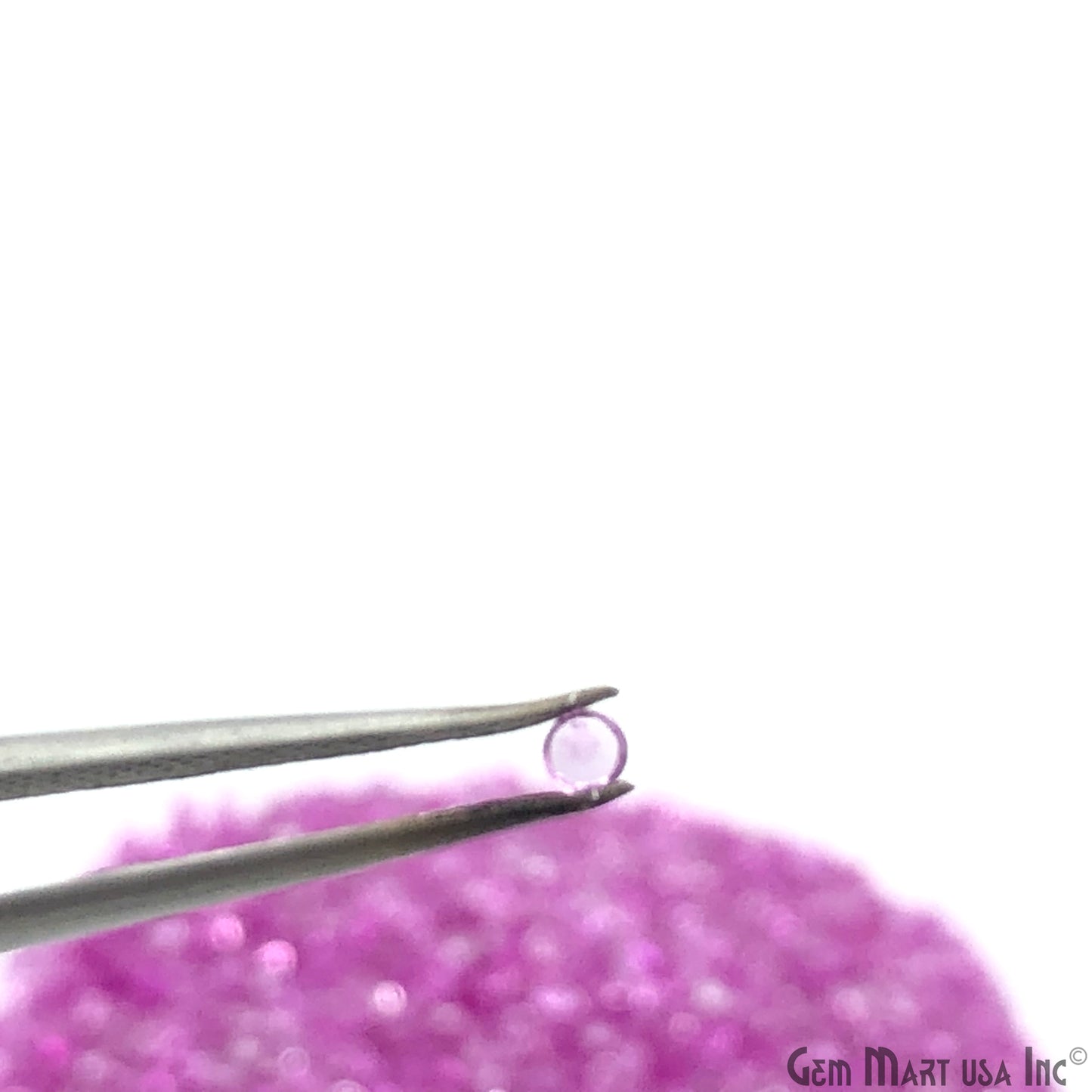 Pink Sapphire Wholesale Gemstones, 100% Natural Precious Gems, Pink Faceted Loose Gems, 2.5mm, Round, 1 Carat