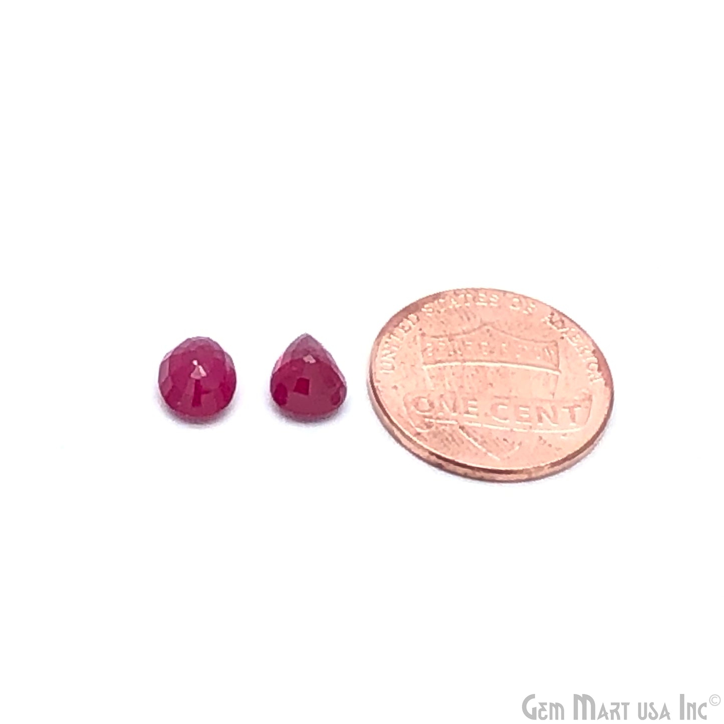 Ruby Wholesale Gemstones, 100% Natural Precious Gems, Pink Faceted Loose Gems, 7.5-6mm, Mixed, 5 Carats