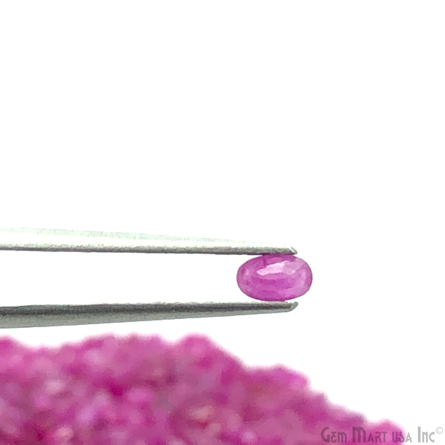 Ruby Wholesale Gemstones, 100% Natural Precious Gems, Pink Faceted Loose Gems, 6x4mm, Oval, 5 Carats