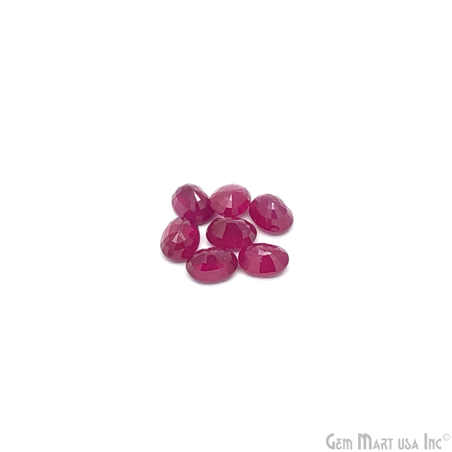 Ruby Wholesale Gemstones, 100% Natural Precious Gems, Pink Faceted Loose Gems, 6x8mm or 6x4mm, Oval, 5 Carats