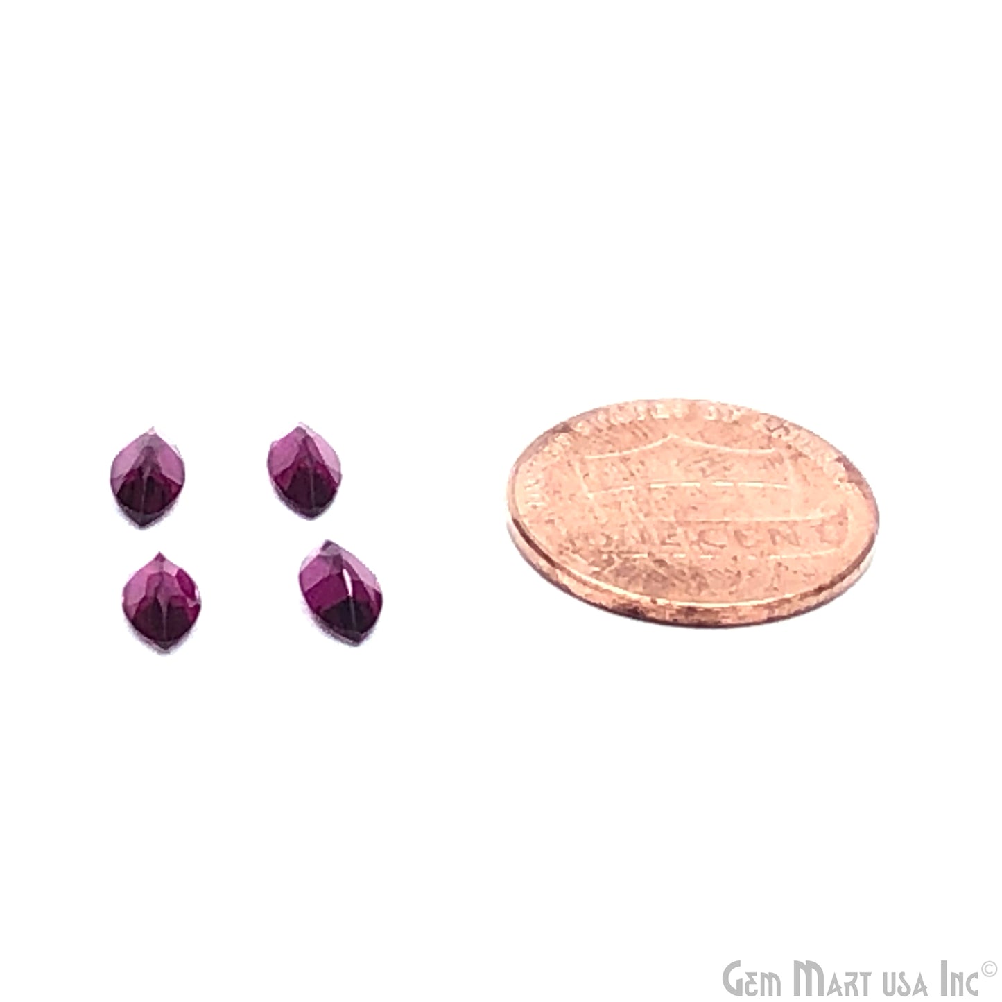 Rhodolite Wholesale Gemstones, 100% Natural Semi-Precious Gems, Red Faceted Loose Gems, 8x4mm, Marquise, 10 Carats