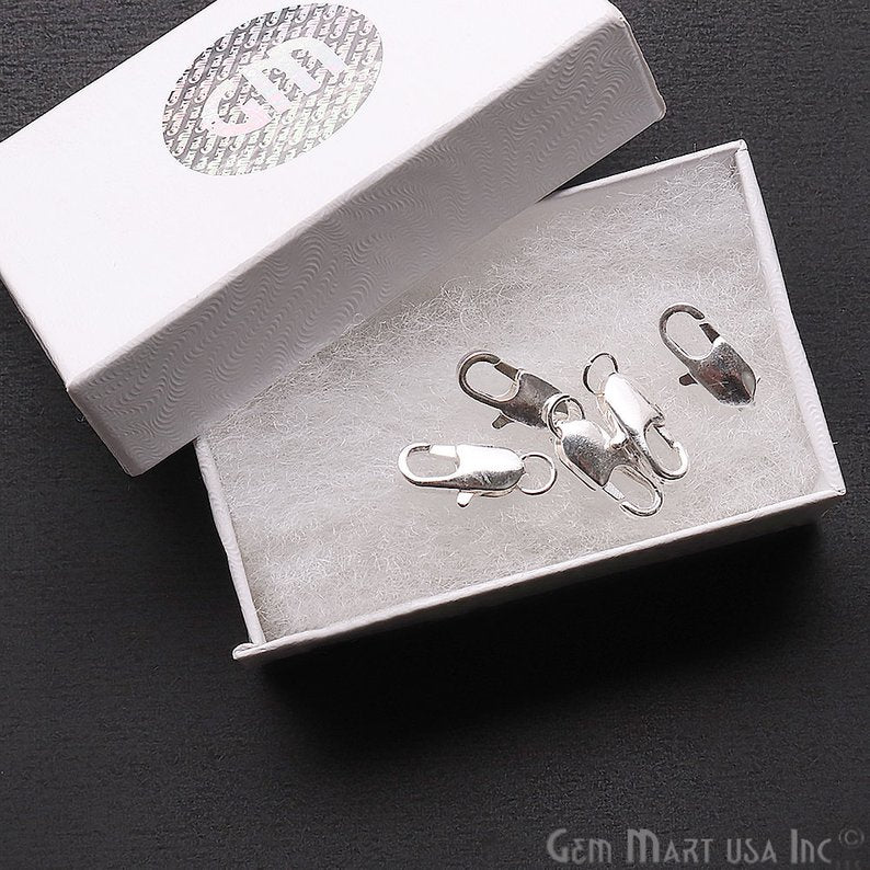 5pc Lot Silver Plated Bracelet Pendant Hook - GemMartUSA