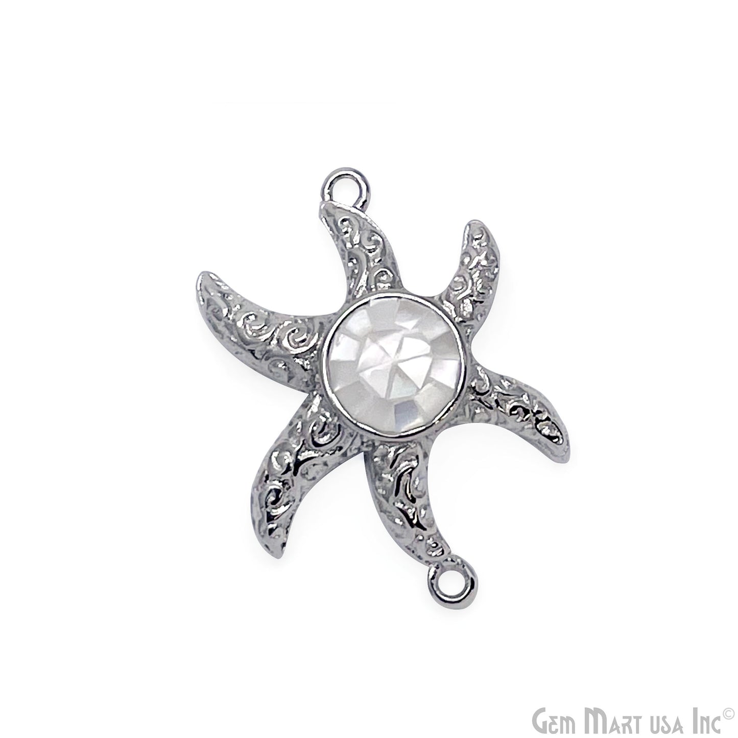 Starfish Charm Finding, 25mm Star Pendant, Bracelet Charm
