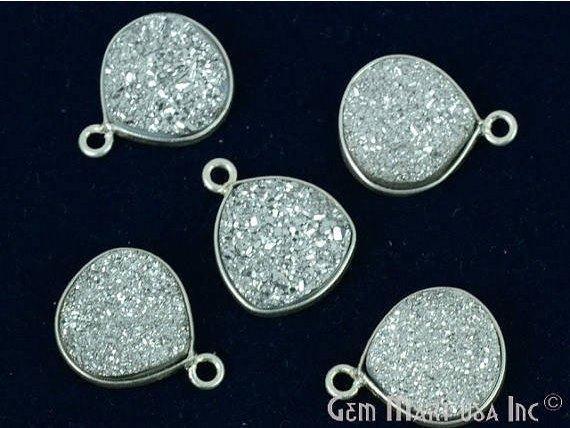druzy connector beads, druzy connector