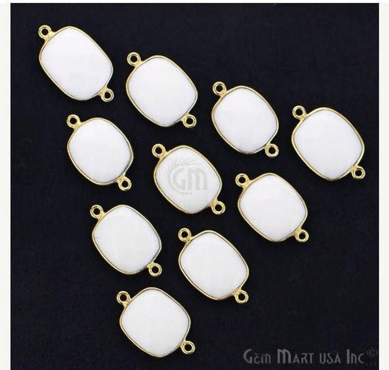 gemstone connector beads, gemstone connector pendant