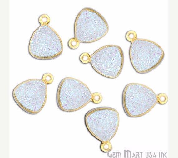 druzy connector beads, druzy connector