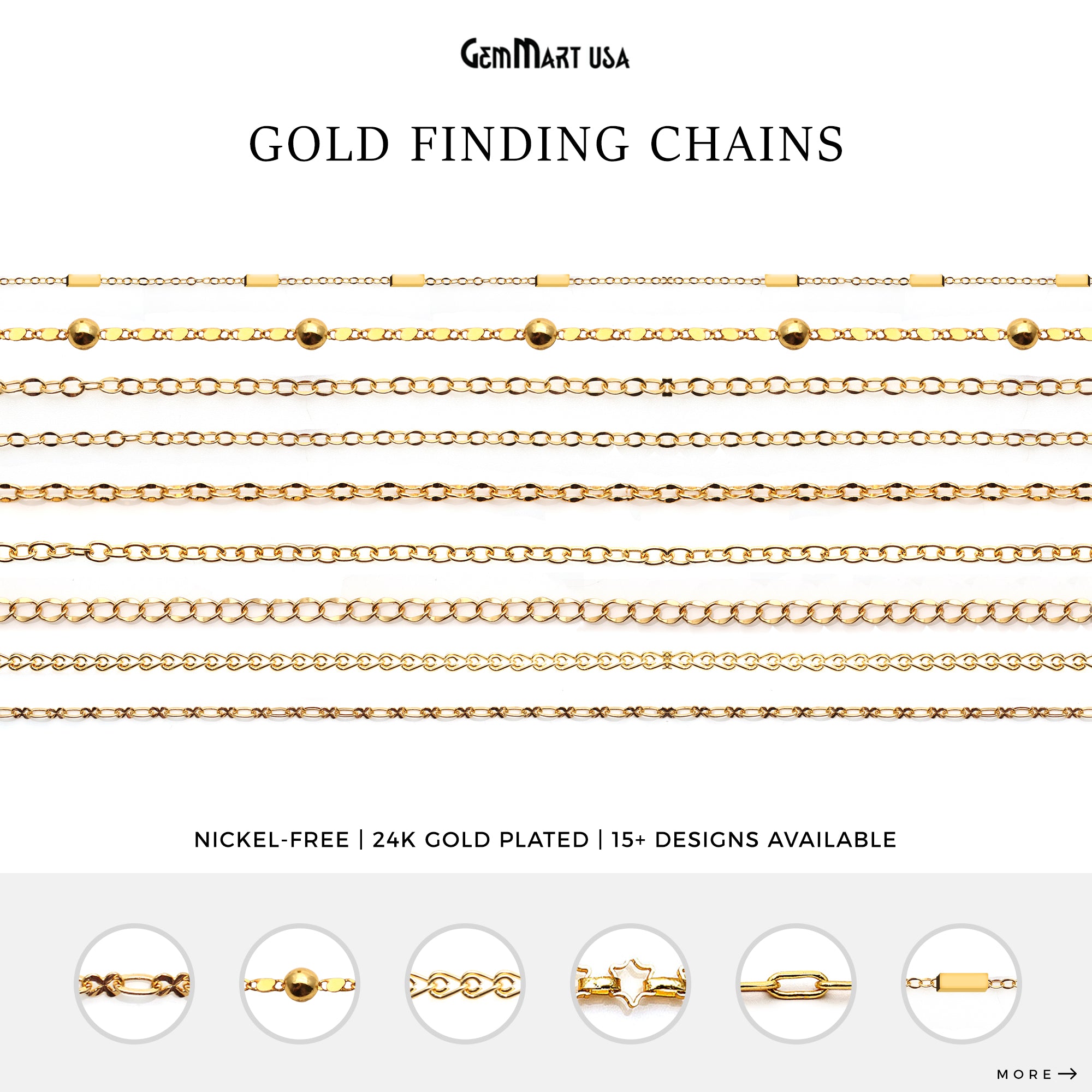 Jewelry Making Chains in Jewelry Findings