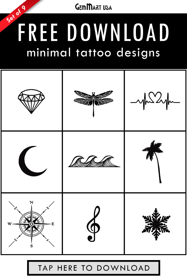 FREE Download Cute and Minimalist Tattoo Designs