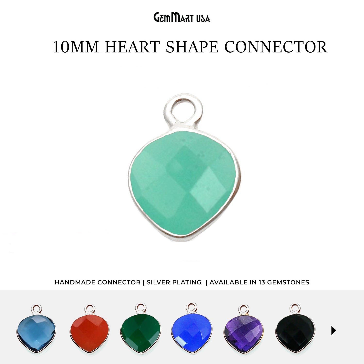 Bezel Gemstone-Single Bail