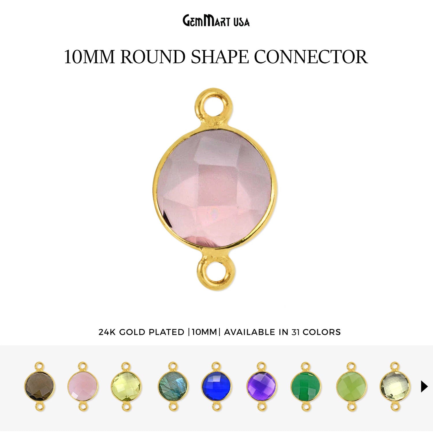 Bezel Gemstone-Double Bail