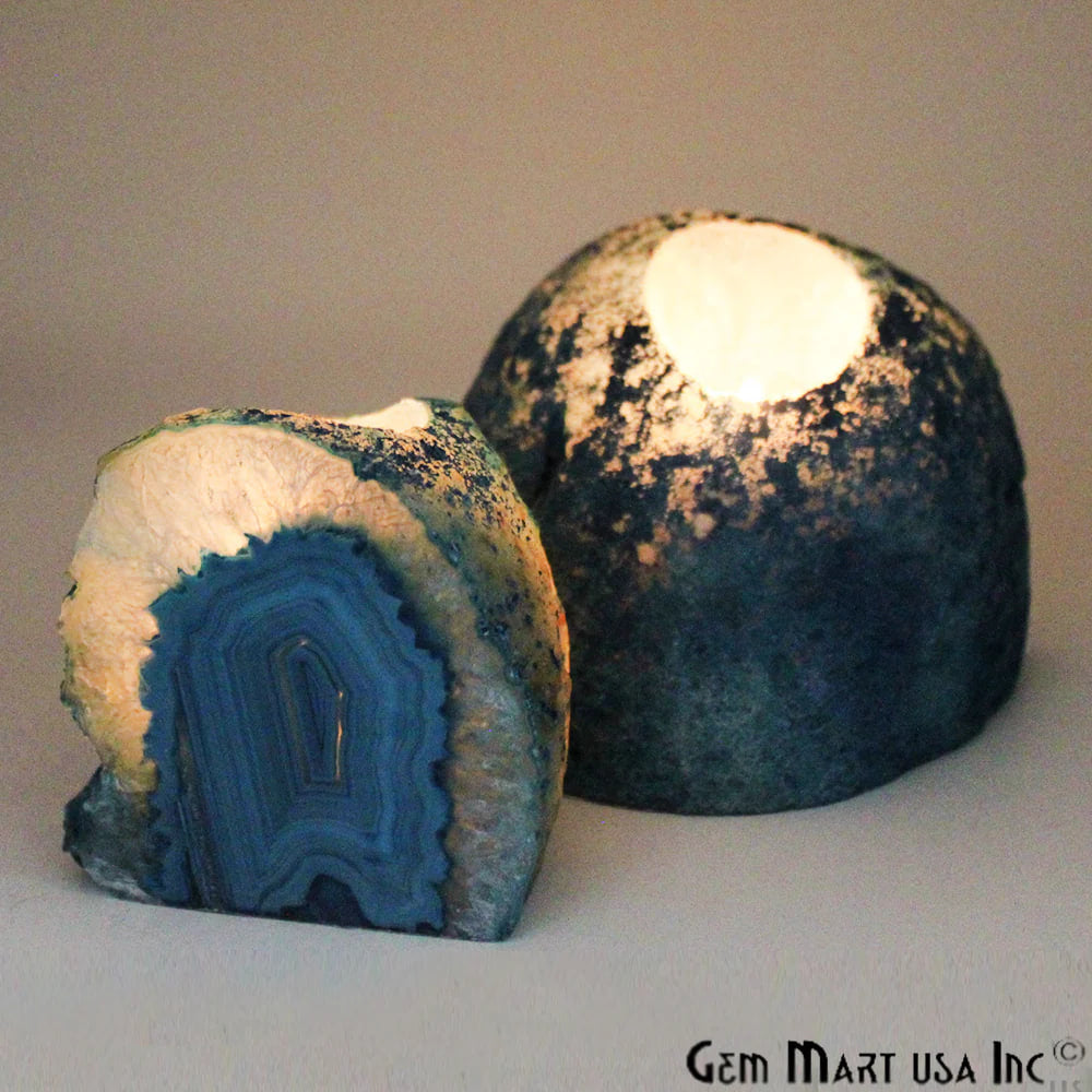 Rock Candle Holders