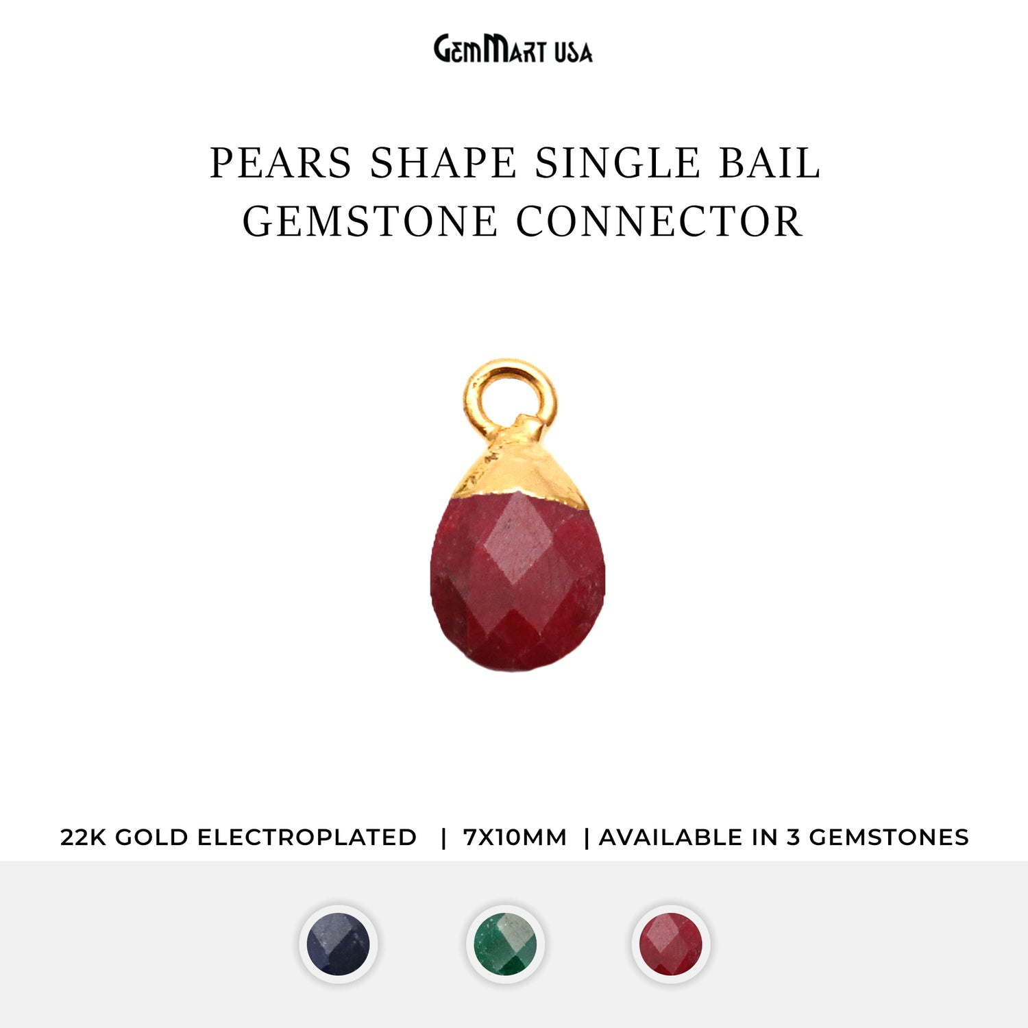 Electroplated Charms - Single Bail