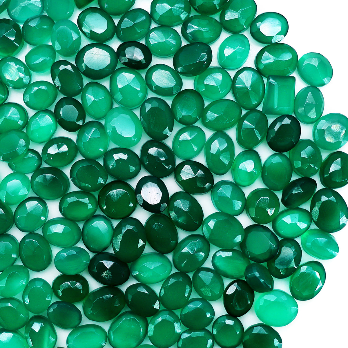 Wholesale Faceted Gemstones, 100% Natural Semi-Precious Gems,  Faceted Loose Gems, 4-8mm, Mixed, 50 Carats