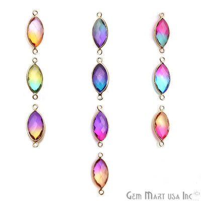Doublet Aura Quartz 8x16mm 