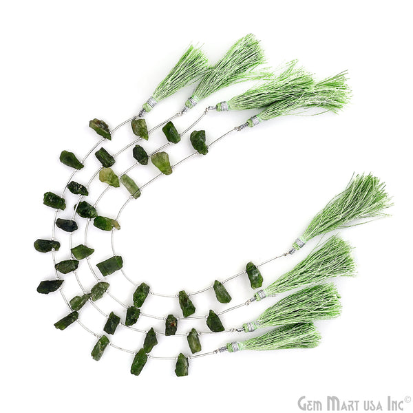 Green Apatite Rough Beads,...