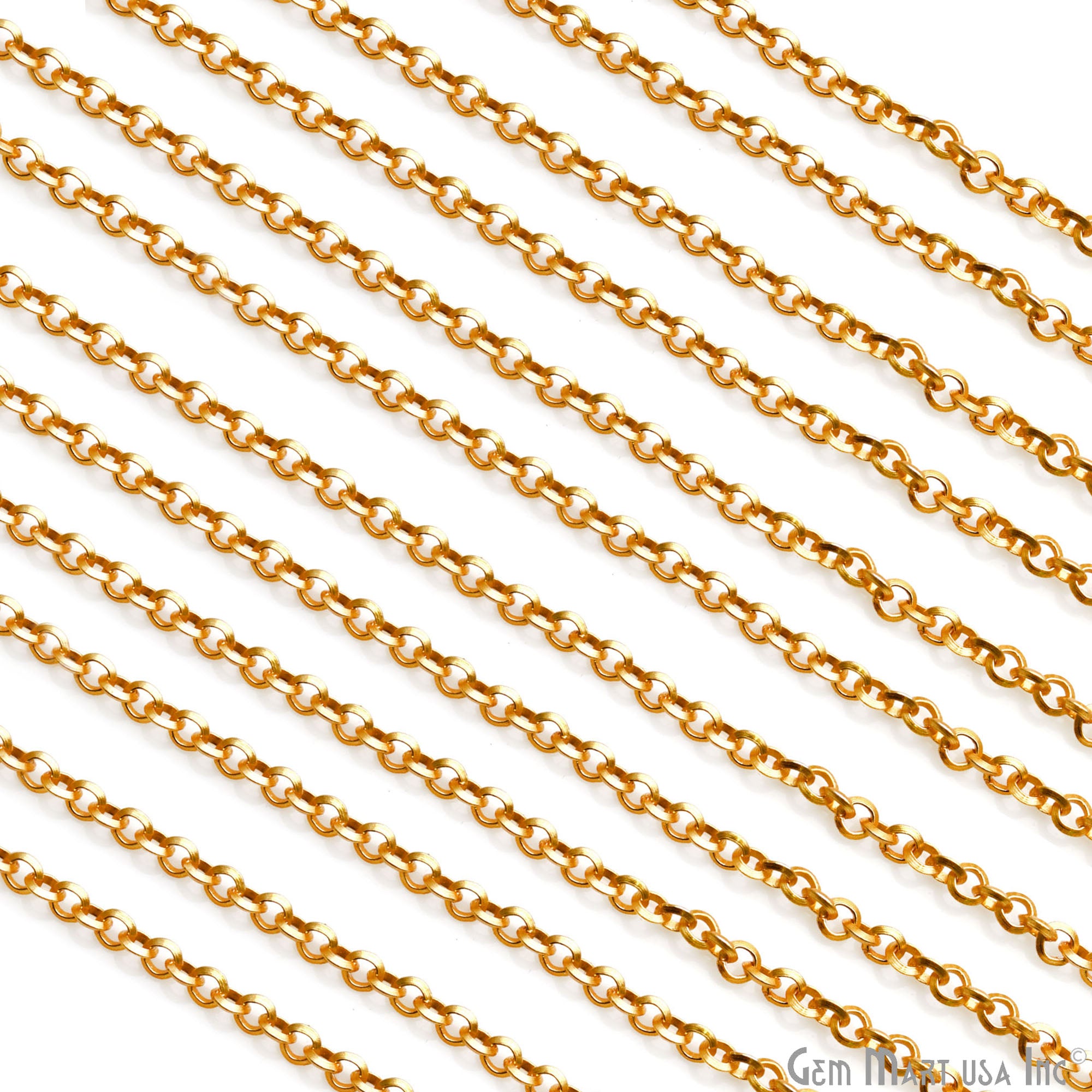 Cable Chain For Jewelry Making 3mm Cable Link Chain Necklace