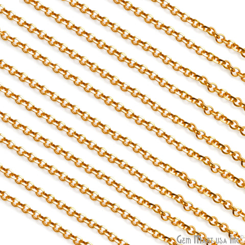 Cable Chain For Jewelry Making 3mm Cable Link Chain Necklace, Minimal Finding Chain
