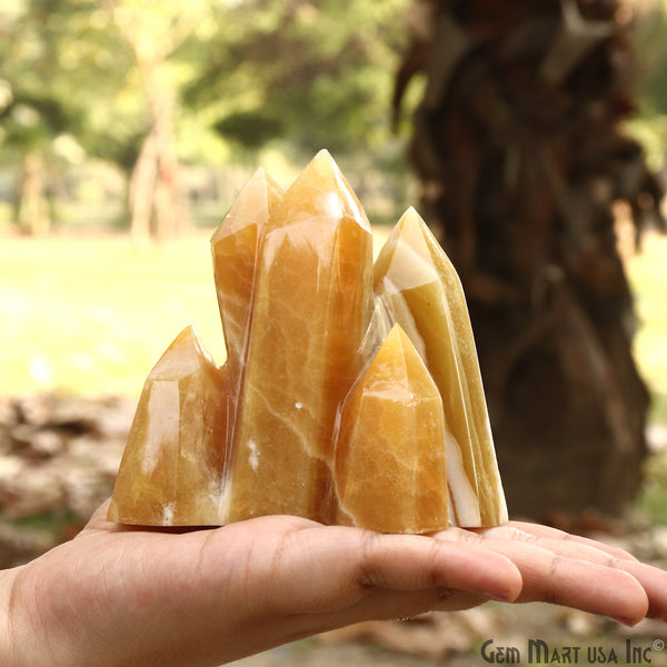Yellow Aventurine Crystal Cluster,...