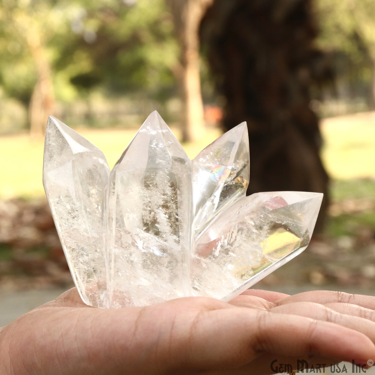 Clear Crystal Cluster, Terminated Crystal Rock Cluster Family, Mineral Specimen, Home Decor, Spiritual Gift 3-4Inch