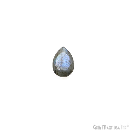 Labradorite Wholesale Gemstones, 100% Natural Semi-Precious Gems, Blue Flash Faceted Loose Gems, 7x10mm, Pears, 4PC Lot