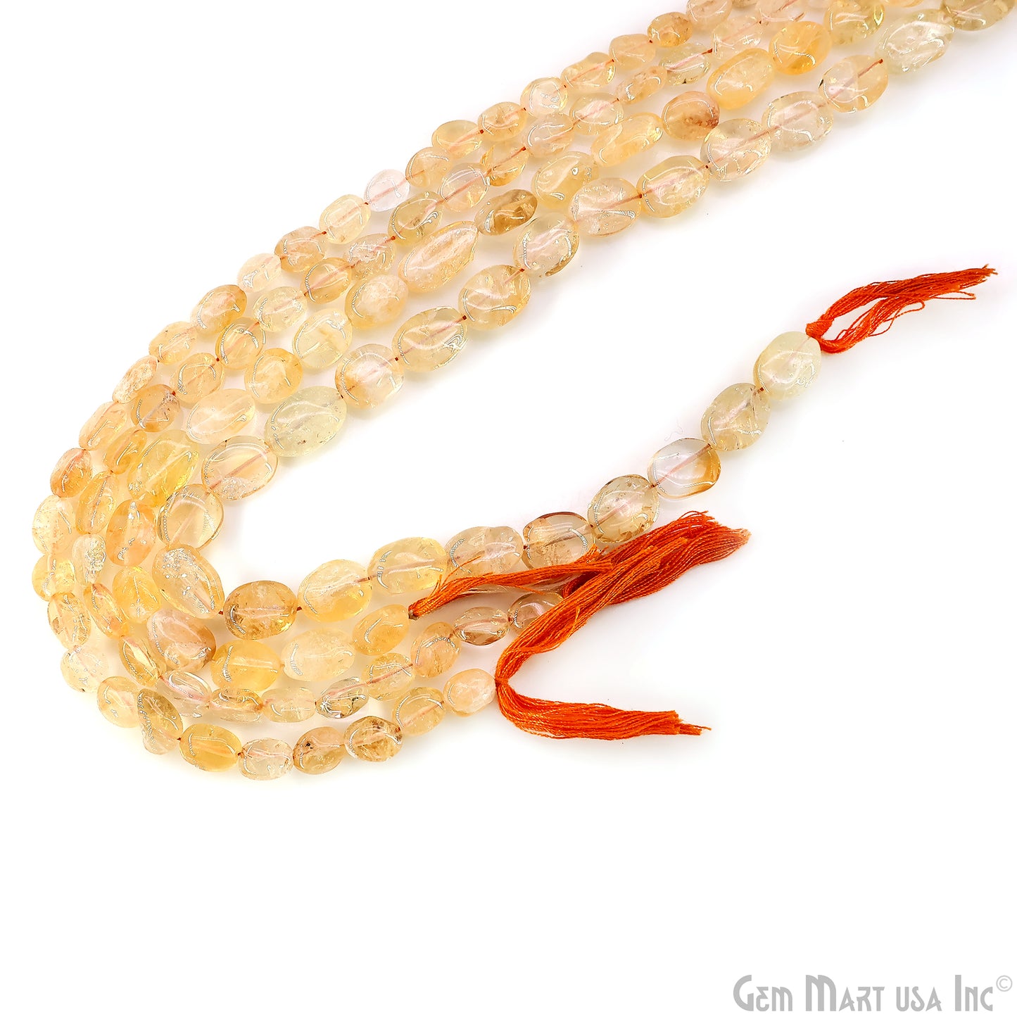 Golden Rutile Tumble Beads Free Form Drilled Beads 9-13X6-7mm Waist Beads, Rondelle Bead Strand 13 Inch