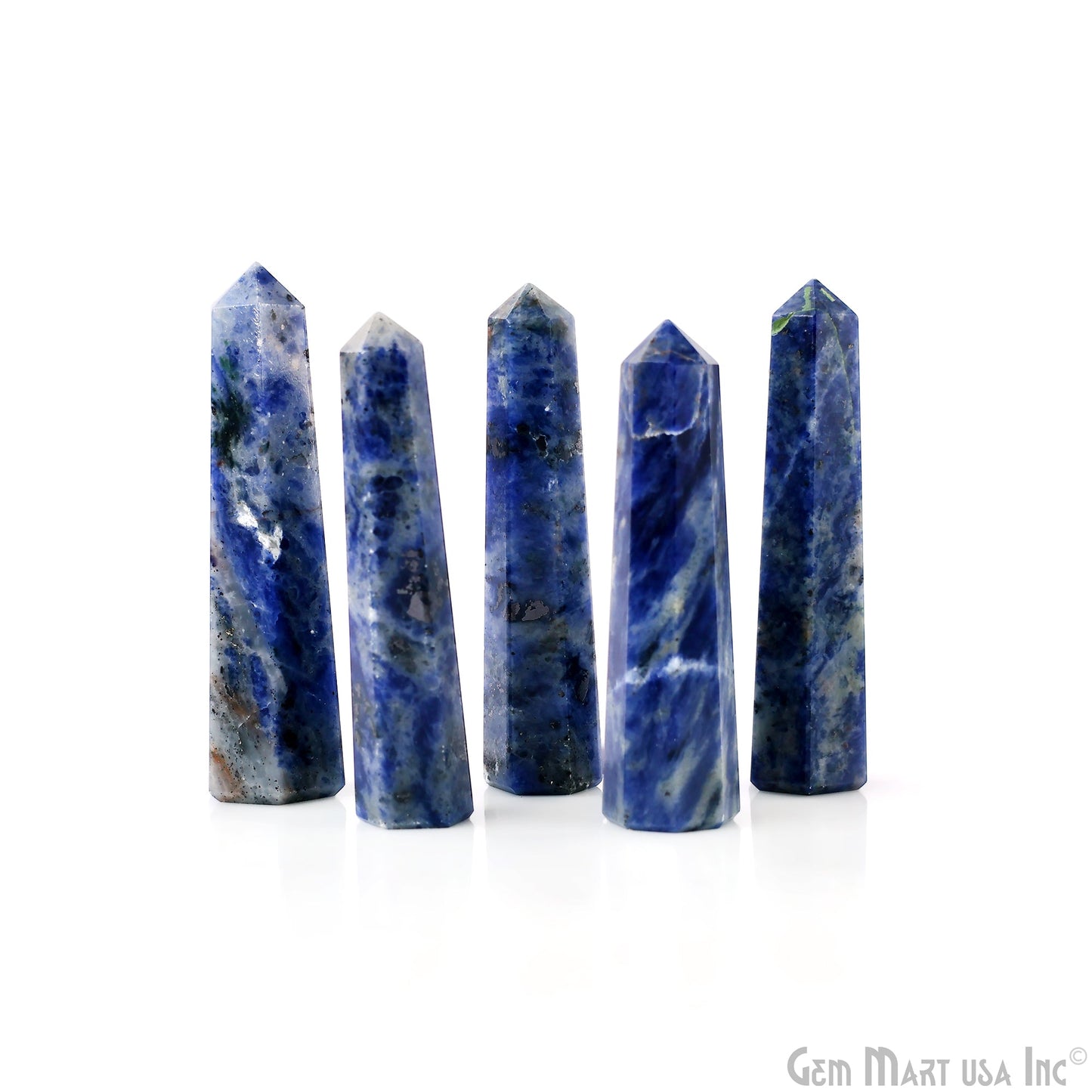Gemstone Jumbo Tower Crystal Tower Obelisk Healing Meditation Gemstones 2-3 Inch